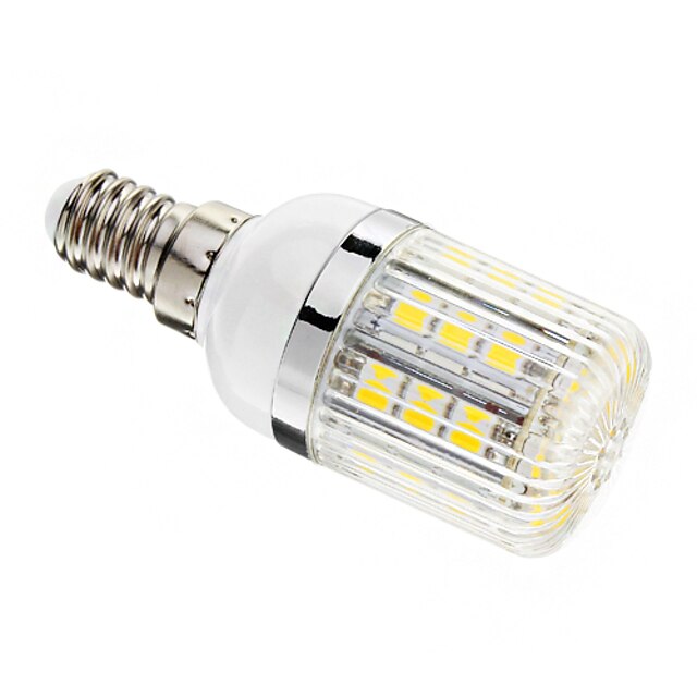  E14 LED Λάμπες Καλαμπόκι T 30 leds SMD 5050 Με ροοστάτη Θερμό Λευκό 400lm 3000-3500K AC 220-240V 