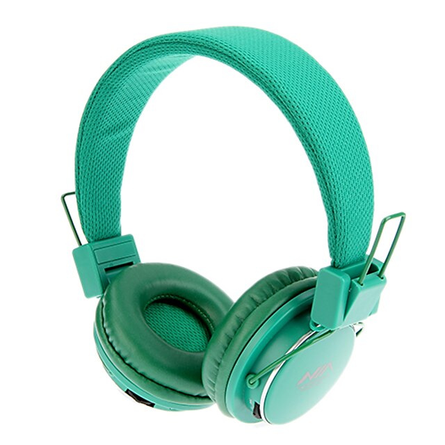  MRH-8809 3.5mm Stereo Collapsible On-Ear Headphone with TF/FM Function(Green)