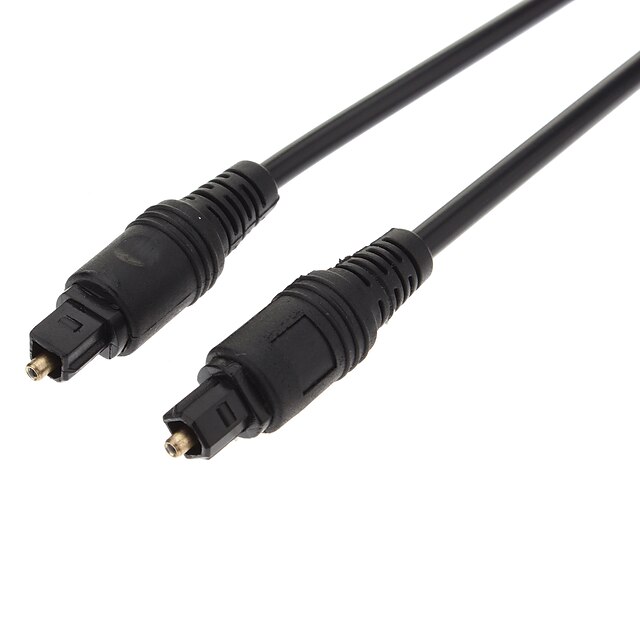  Numérique optique de fibre optique Toslink Câble audio (3M, Noir)