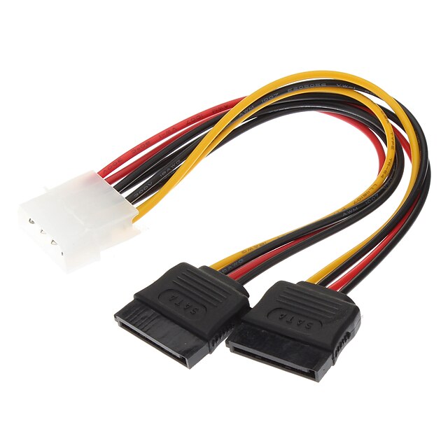  IDE à 2 HDD SATA Disque dur câble d'alimentation (0,15 M)