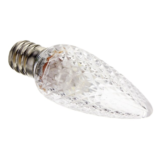  1pc 0.5 W 30 lm E12 Ampoules Bougies LED C35 6 Perles LED LED Dip Décorative Blanc 100-240 V / RoHs