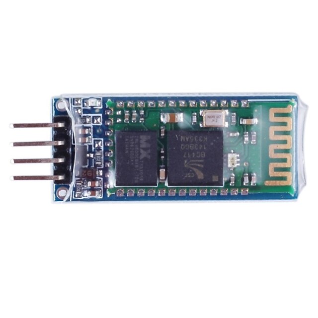  4-Pin Bluetooth Board Module with Cable - Blue + White