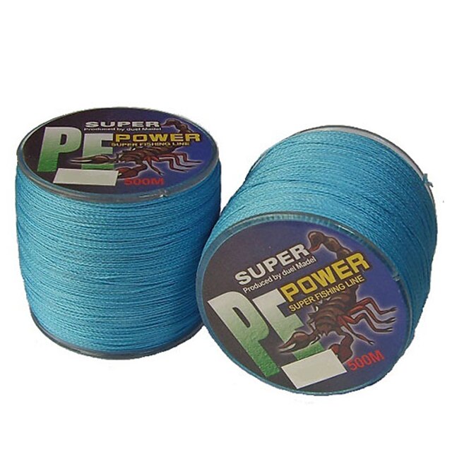  PE Braided Line / Dyneema 3 Kuidut Siima 500M / 550 Yards PE 18lb 15LB 12lb