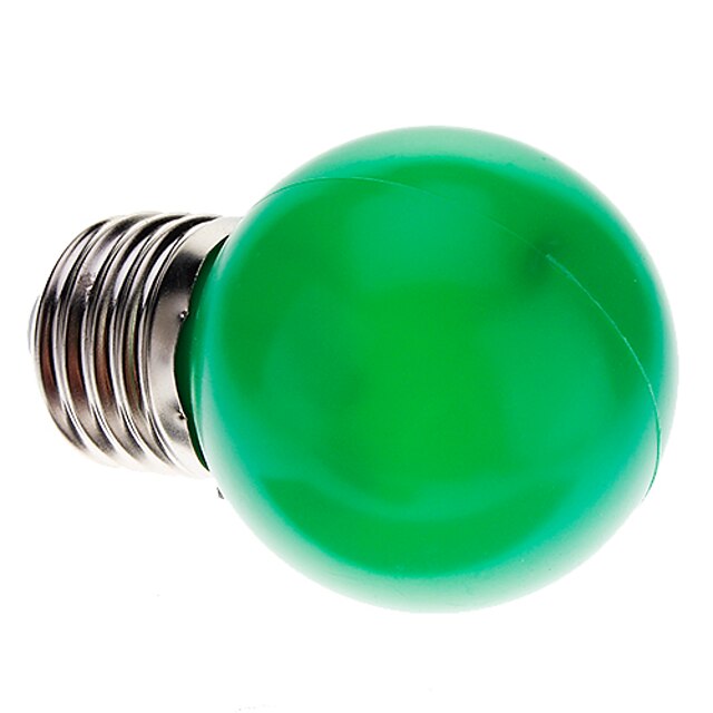  1pc 0.5 W Ampoules Globe LED 30 lm E26 / E27 G45 7 Perles LED LED Dip Décorative Vert 100-240 V / RoHs