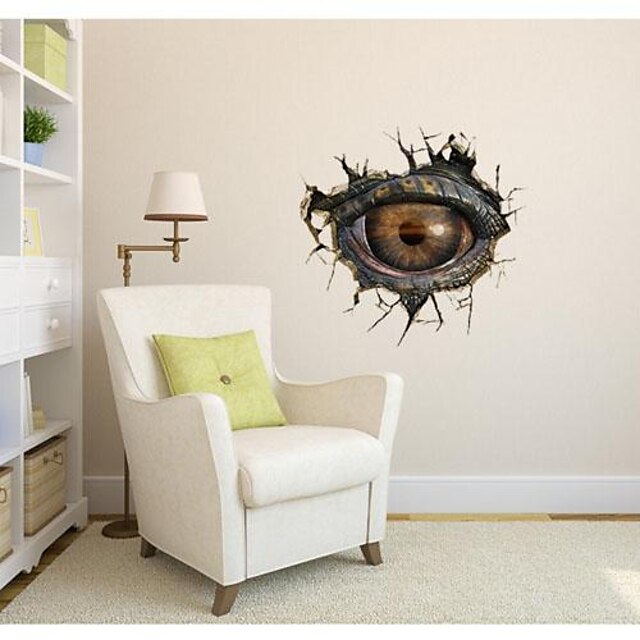  3DThe Dinosaur Eyes Wall Stickers Wall Decals 1pc