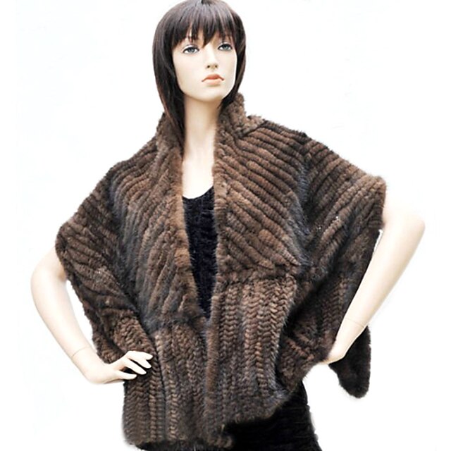  Fur Wraps Shawls Feather/Fur Black / Coffee Party/Evening / Casual