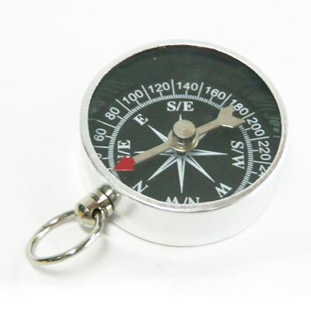  Mini Aluminium Compass - Zilver