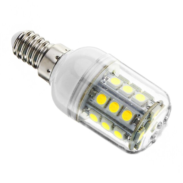  1ks 3 W LED corn žárovky 350-400 lm E14 T 27 LED korálky SMD 5050 Stmívatelné Chladná bílá 220-240 V