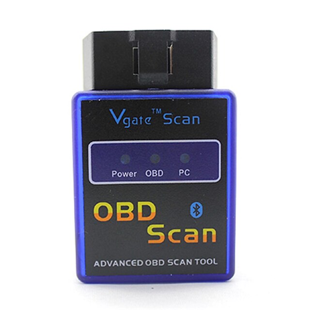  ELM327C Супер Мини V1.5 Bluetooth OBD-II автомобиля автоматический диагностический сканер инструмент - синий + черный (12)