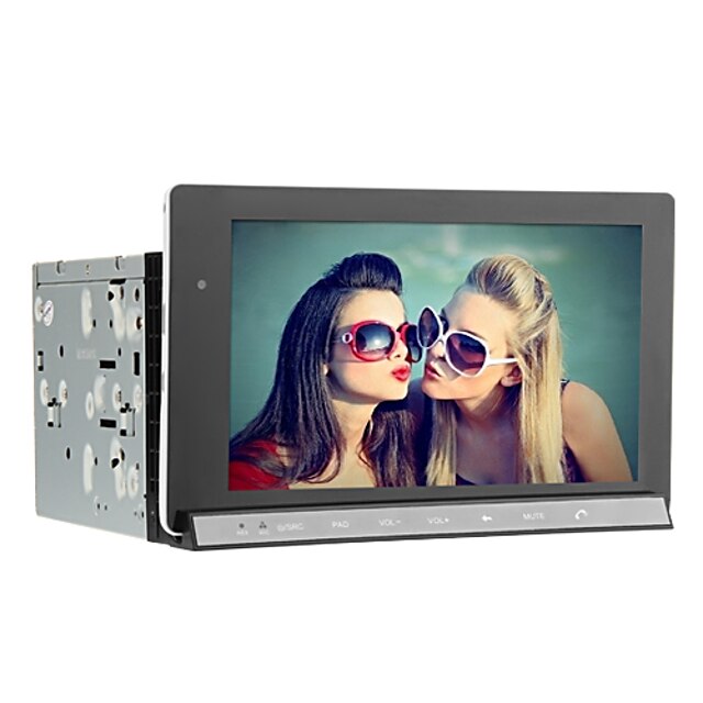  New Style 2Din Car DVD Player with 7 Inch Android 4.2 Tablet Support GPS,3G,WIFI,BT,iPod,Capacitive Touch Screen