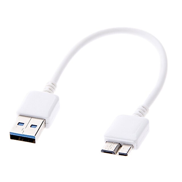  Micro-USB 3.0 / USB 3.0 Cabo <1m / 3ft Normal PVC Adaptador de cabo USB Para