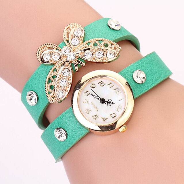  Koshi 2014 Dámská Bow Diamonade 2 Round Watch (Zelený)