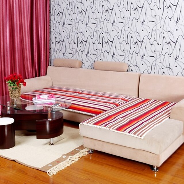  Elaine Pure Cotton Purple Stripe Sofa Cushion 333769