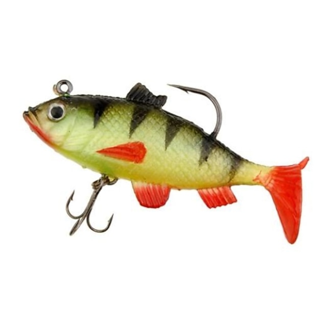  1 pcs Fishing Lures Soft Bait Bass Trout Pike Silicon Rubber