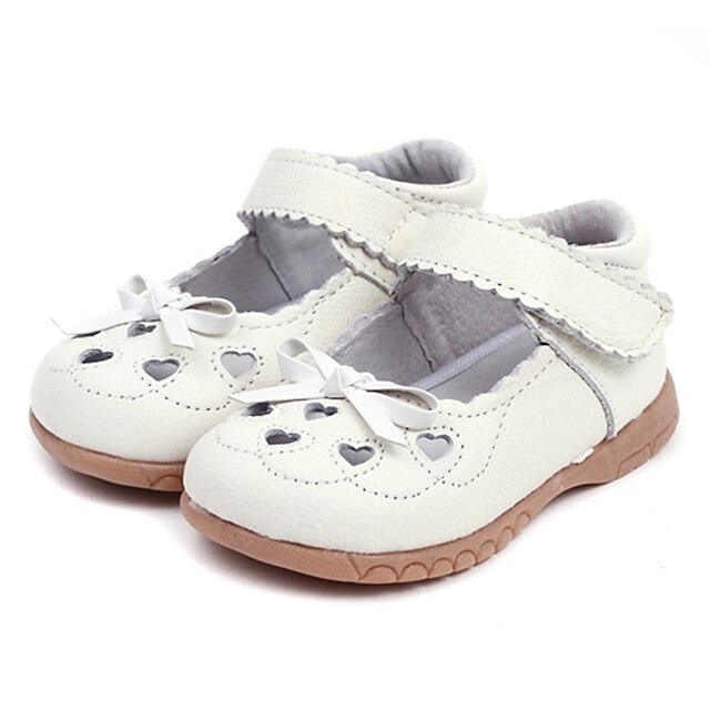  Girls' Shoes Leather Spring / Summer / Fall Comfort / Mary Jane Flats for White / Red / Pink / Party & Evening