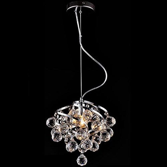  LightMyself™ Crystal / Bulb Included / LED Chandelier / Pendant Light Crystal Chrome Modern Contemporary / Traditional / Classic / Country 110-120V / 220-240V