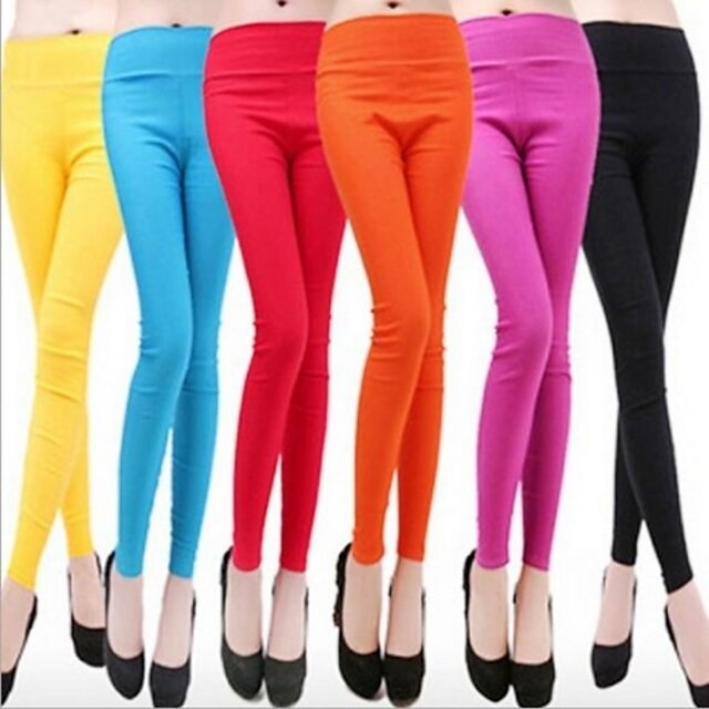  Mid Rise Micro-elastic Skinny Pants All Seasons