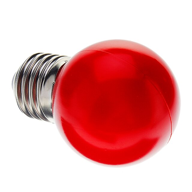  1pc 0.5 W LED Globe Bulbs E26 / E27 G45 7 LED Beads Dip LED Decorative Red 100-240 V / RoHS / CE Certified