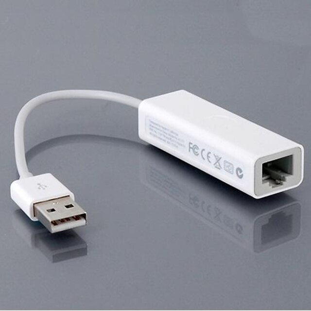  USB 2.0 Ethernet Network Adapter Cable for Apple Win7 for Mac OS X for MacBook Air