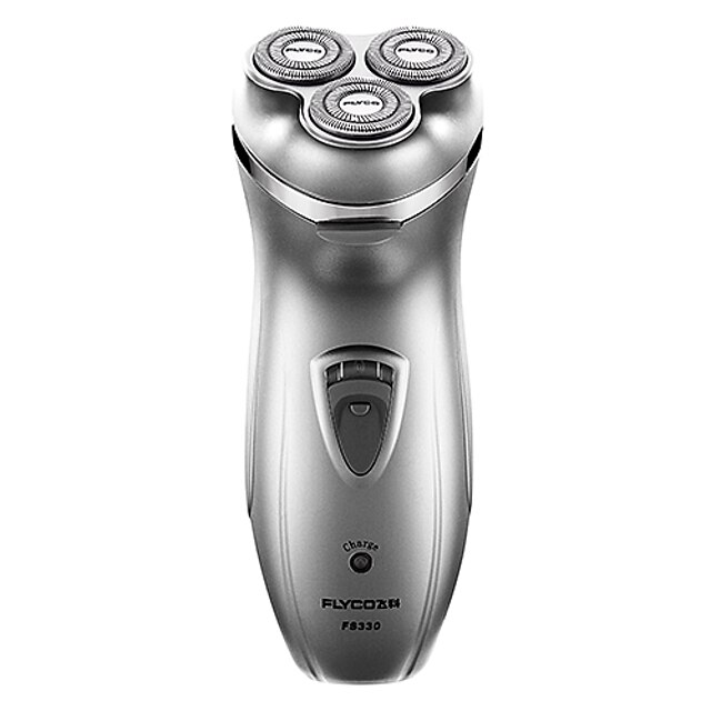  Electric / Rotary Shaver Low Noise / Flexing Heads / Ergonomic Design Dry Shave Stainless Steel
