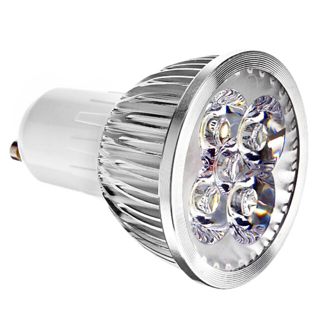  4 W 400 lm GU10 LED Spotlight 4 LED Beads Cold White 85-265 V