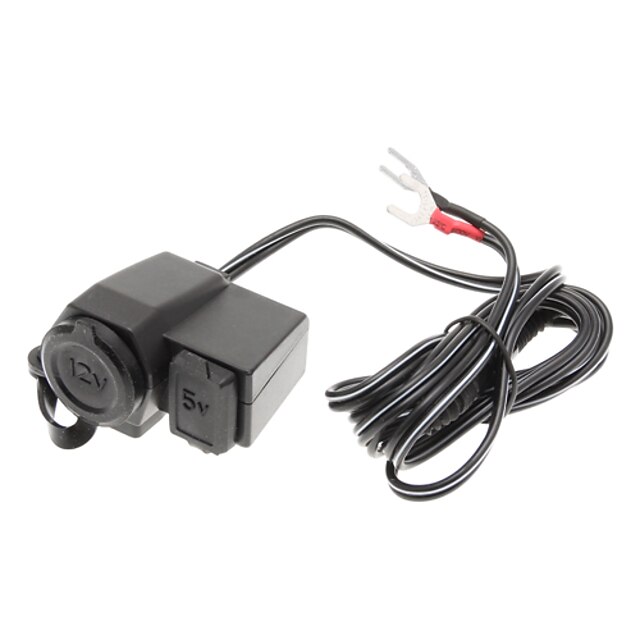  motorfietsen auto-oplader usb waterdichte 12v stopcontact