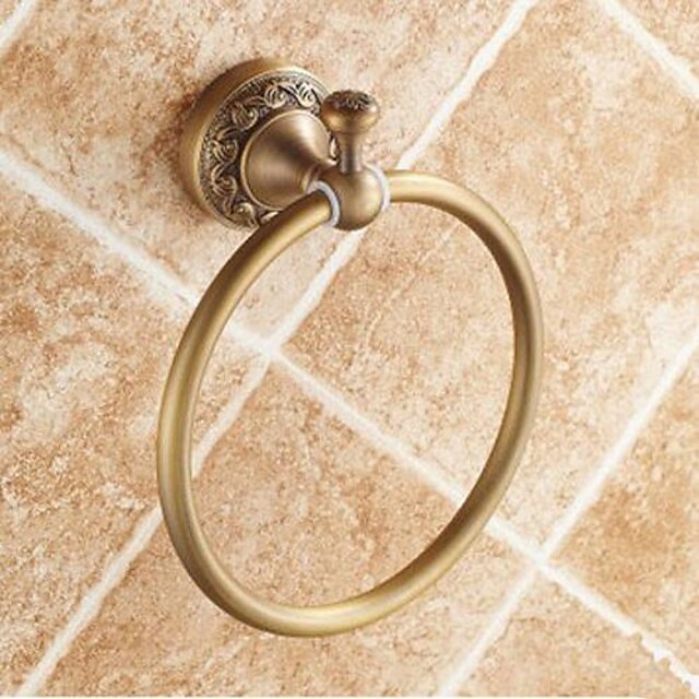  Towel Ring Traditional Brass towel ring