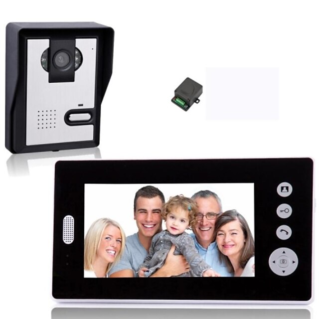  KX7001 Wireless Photographed 7 inch Hands-free One to One video doorphone / CMOS / 1/3 Inch / 420TVLine / #