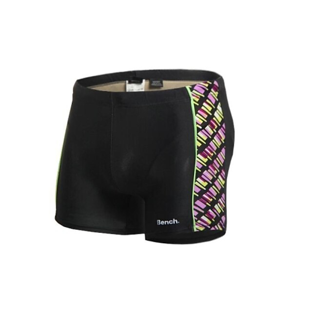  Homens Shorts de Natação Resistente ao cloro, Respirável, Elástico Fibra Sintética / Elastano Roupa de Banho Roupa de Praia Bermuda de Surf Retalhos Natação