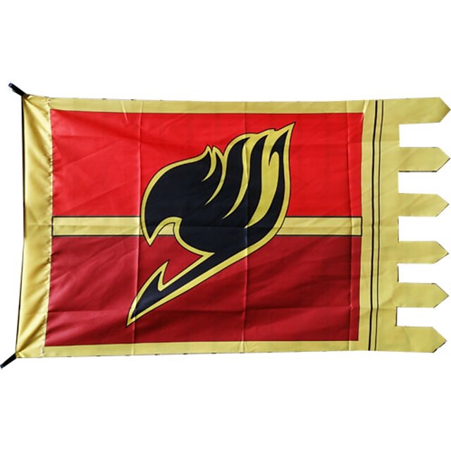  Cosplay Accessories Inspired by Fairy Tail Natsu Dragneel Anime Cosplay Accessories Flag Terylene Men's Halloween Costumes