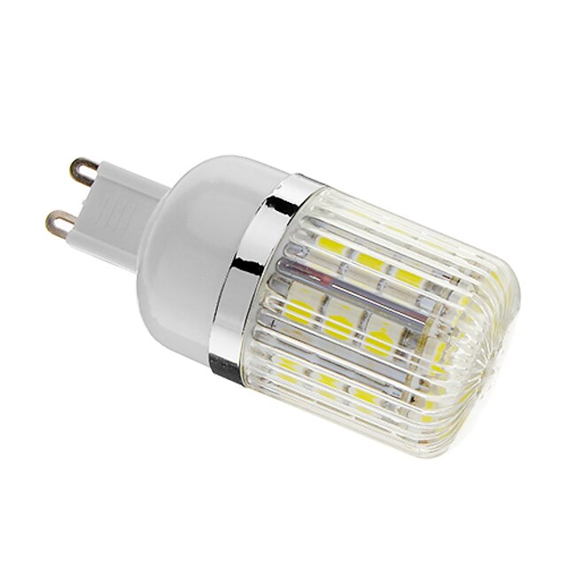  Bombillas LED de Mazorca 400 lm G9 T 30 Cuentas LED SMD 5050 Regulable Blanco Fresco 220-240 V