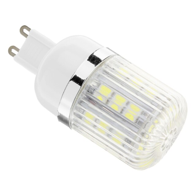  G9 LED-maïslampen T 30 leds SMD 5050 Koel wit 400lm 6000-6500K AC 110-130V 