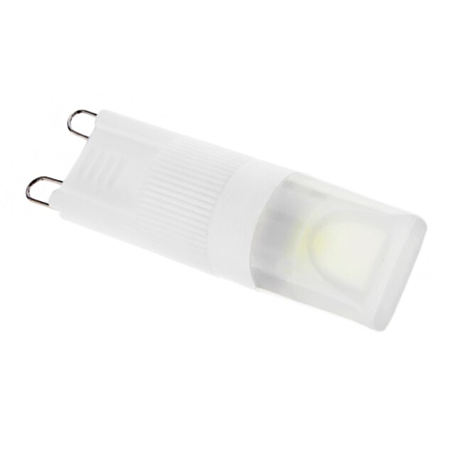  1.5W 80-100lm G9 LED-spotpærer 1 LED perler COB Mulighet for demping Varm hvit 220-240V