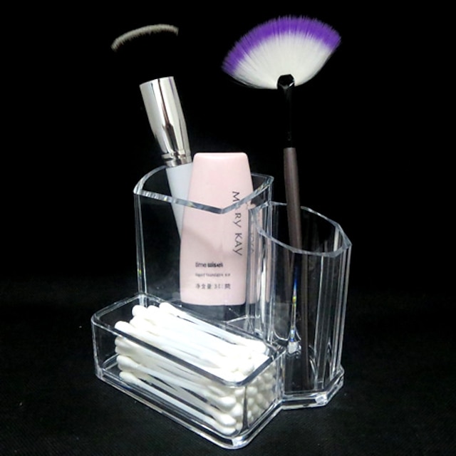  Opbevaringskasser Makeup Opbevaring Skrivebordsorganisere Plastik med # , Funktion er Åben , For