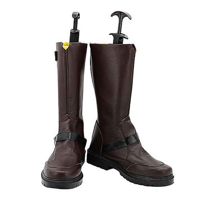  Cosplay Laarzen Cosplay Cosplay Anime Cosplayschoenen PU-nahka Voor heren Halloweenkostuums / Schoenen / Schoenen