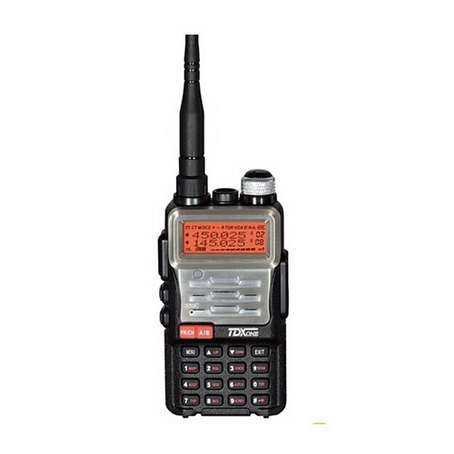  TDX Q8.CH Water Resistant CTCSS / DCS Dual-Band Walkie Talkie - Black + Champagne