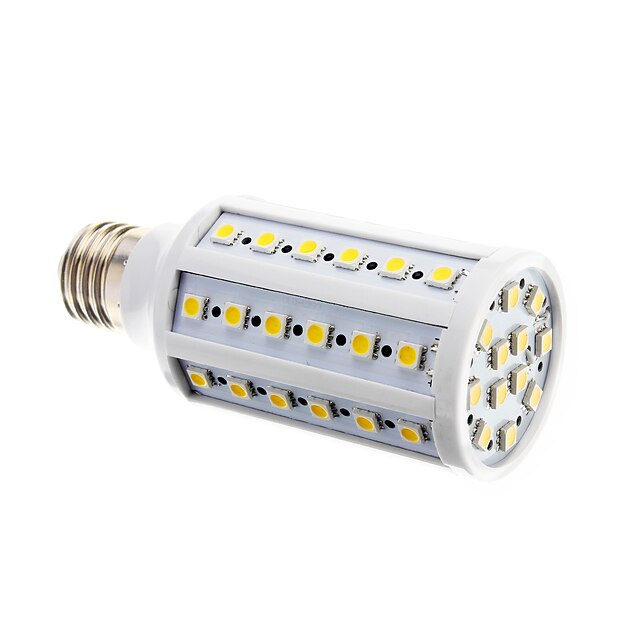  LED Corn Lights T 60 leds SMD 5050 Warm White 720lm 3000-3500K AC 220-240V 