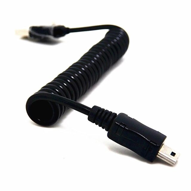  Details About  80cm Spring Coiled USB 2.0 Male to Mini USB Data Sync Charger Cable 