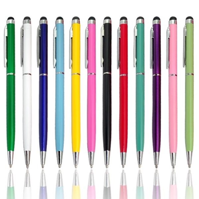  Capacitive Touch Screen Stylus Pen with Ballpoint Pen for Apple iPhone / iPad / Samsung Galaxy 