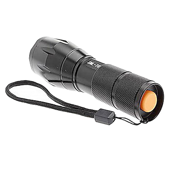  Trustfire 5 LED-Ficklampor Vattentät Zoombar 1000 lm LED Cree® XM-L T6 1 utsläpps 5 Belysning läge Vattentät Zoombar Uppladdningsbar Greppvänlig Multifunktion / Aluminiumlegering