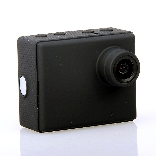  HD1080P - F28B Grande Angular High Definition Mini Waterproof Sports Camera / 1/4 polegadas de cor CMOS - Preto
