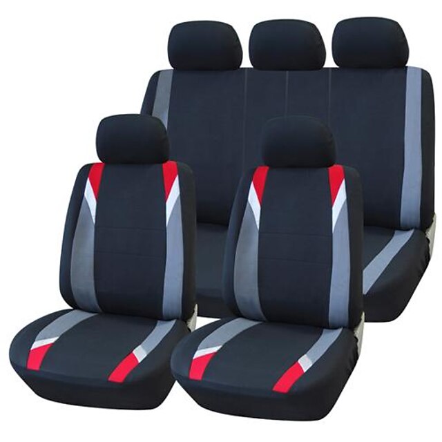  9 PCS Set Car Seat Covers Universal Fit  Protection Seat Cleaning Auto Accessories