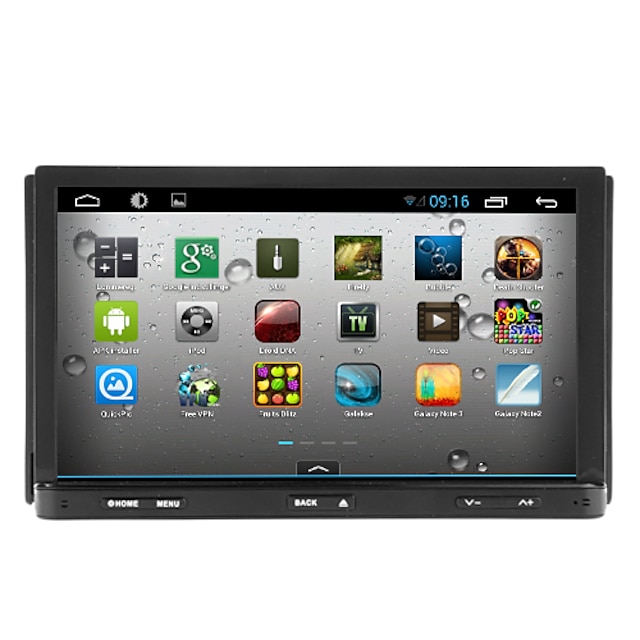  TH8052GNC 7 inch 2 DIN Android6.0 In-Dash Car DVD Player DAB for universal Support / Bluetooth / WiFi / DVD-R / RW / DVD+R / RW / AVI