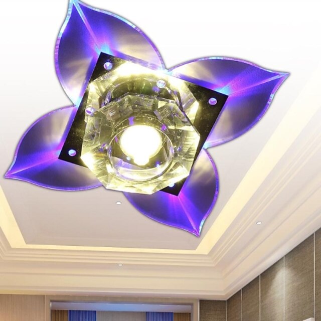  MAISHANG® 18 cm (7.1 inch) Crystal Flush Mount Lights Metal Modern Contemporary 110-120V / 220-240V