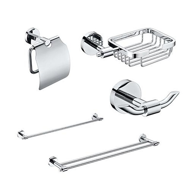  YALI.M®,Set de Accesorios de Baño Cromo Montura en Pared Soap Basket:W17xH11.5xL5.4cm(W6.6