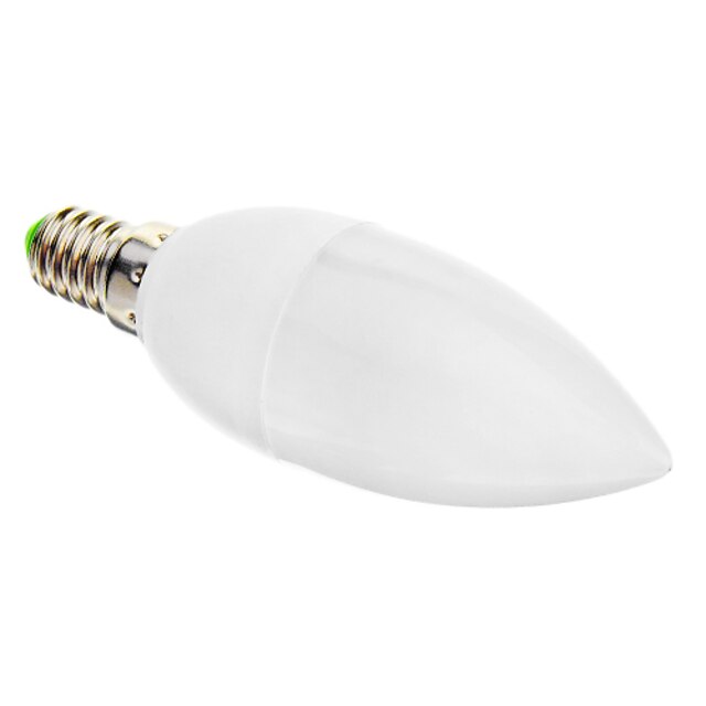  LED-lysestakepærer 400 lm E14 15 LED perler SMD 2835 Kjølig hvit 85-265 V / #