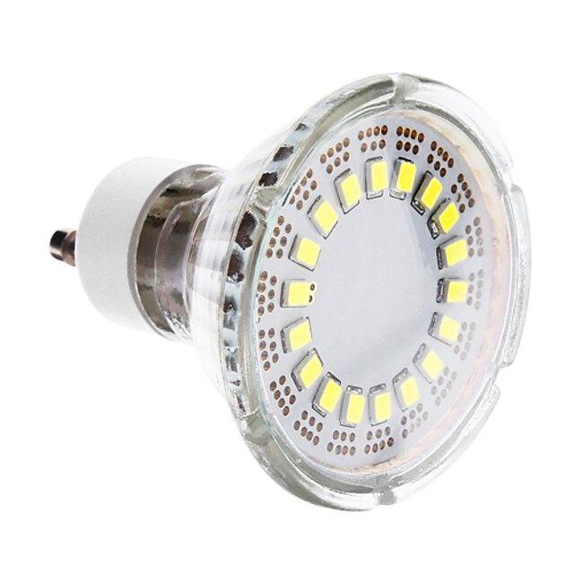  190-220 lm GU10 LED-spotlys 18 LED Perler SMD 2835 Kold hvid 220-240 V