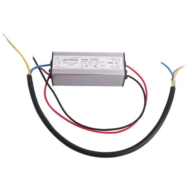  LED Driver 50W impermeabile IP66 Serie 10 5 Parallel Alimentazione Converter (25-40V, 1500mAh)