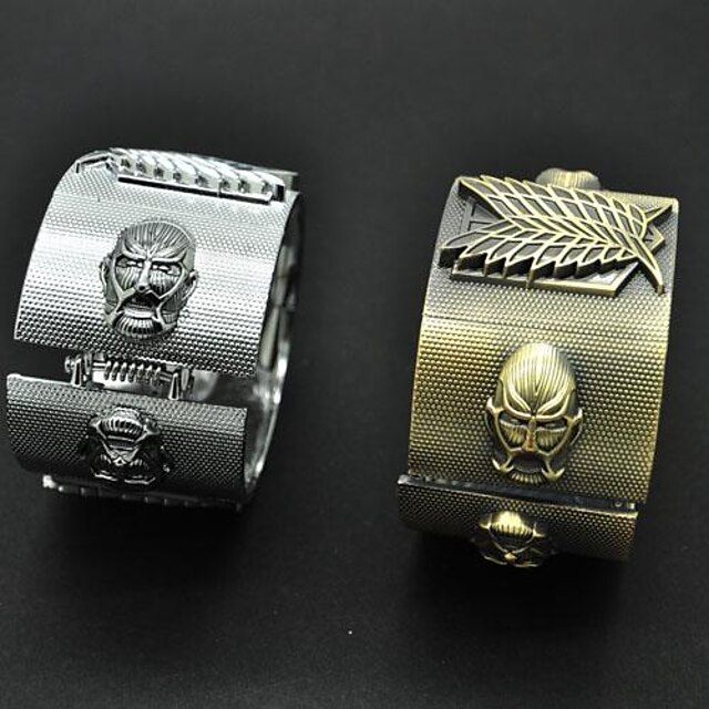  Jewelry Inspired by Attack on Titan Cosplay Anime Cosplay Accessories Bracelet Alloy Men's New / Hot 855