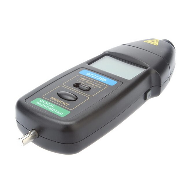  Professional Digital Laser Photo/Contact 2 in 1 Tachometer RPM Tach Gauge (0.5~99999 RPM, 0.01RPM)